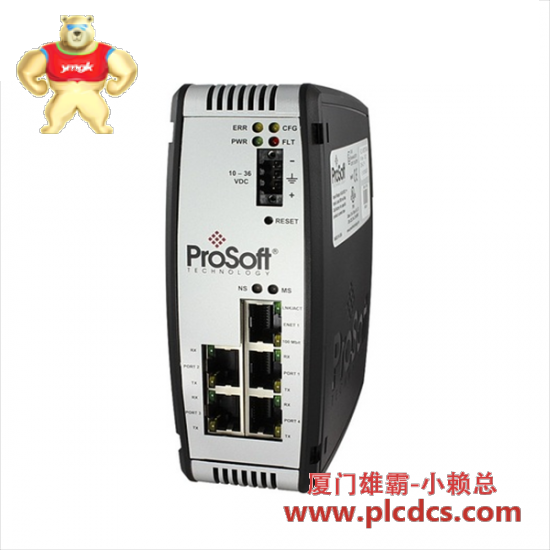 prosoft_plx31-mbtcp-mbs4_serial_communication_module.png Prosoft PLX31-MBTCP-MBS4 以太网/IP到Modbus串行网关模块